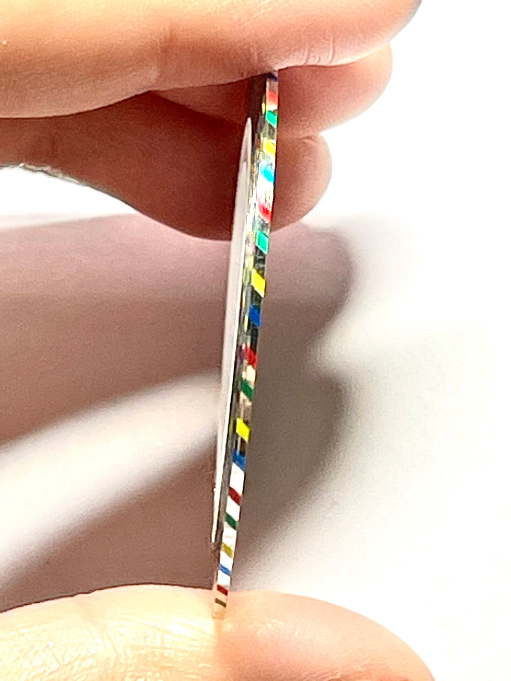 2 rolls 1mm Nail deco rolled tape/ Striping Tape Line DIY Nail Art Tips Decoration Sticker/ nail gold silver thread line