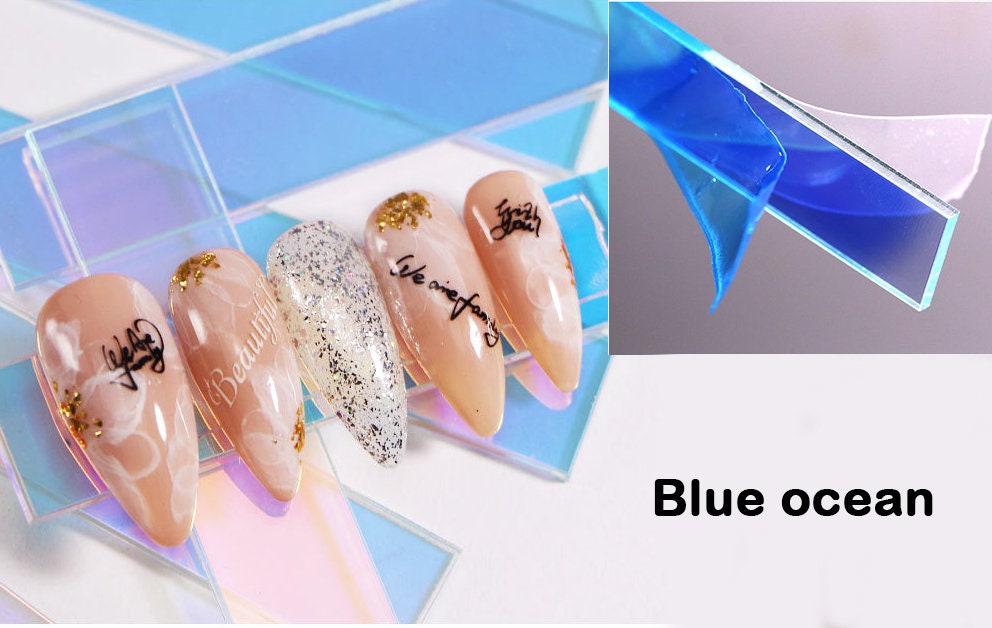 20 pcs acrylic-based nail display holder/ Transparent False Nail Tips display board/  Clear Display Stand Clear Acrylic Holders
