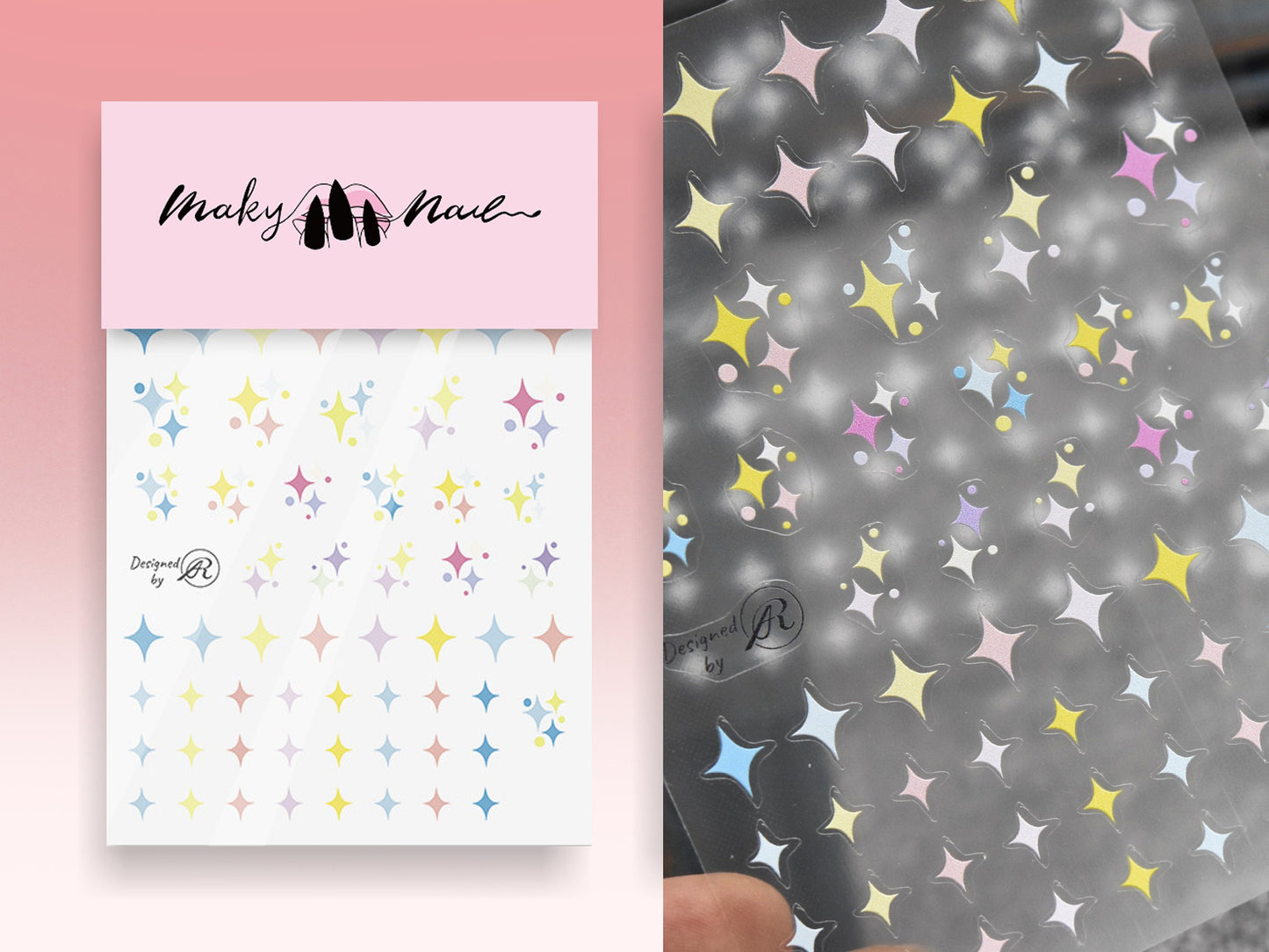 Twinkle, winkle, little star nail stickers