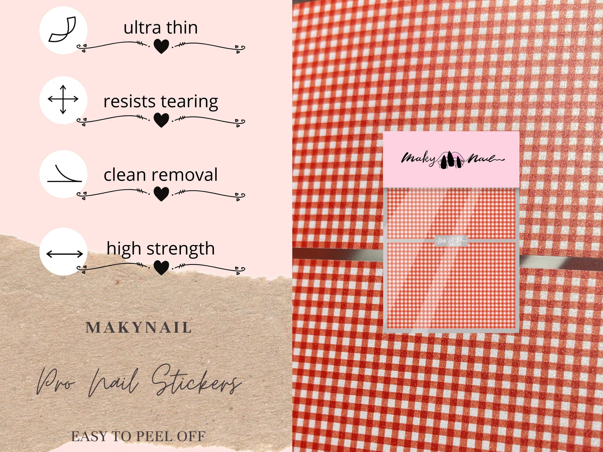 5D Strawberry Nail sticker/Ice-cream Red Grids 3D nail Cream Sweets Self Adhesive Decals/Embossed Ultra Thin peel off Strawberries stickers