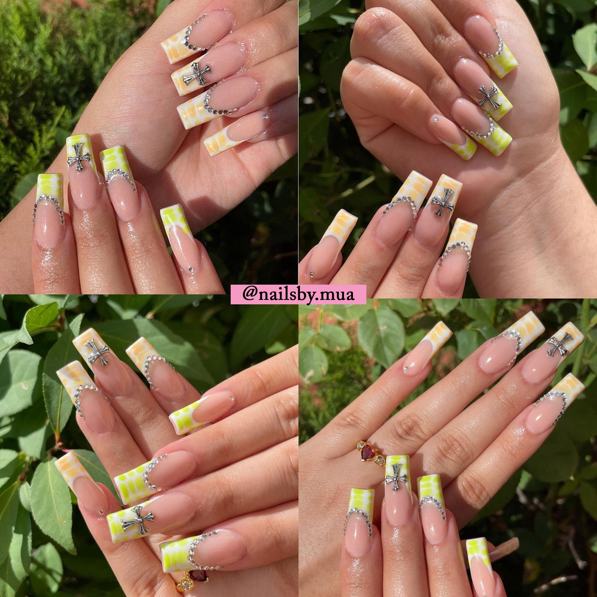 5pcs Antique Cross nail decoration/gold silver Christian Nail DIY deco/ Cross charm for nail gel and polish design