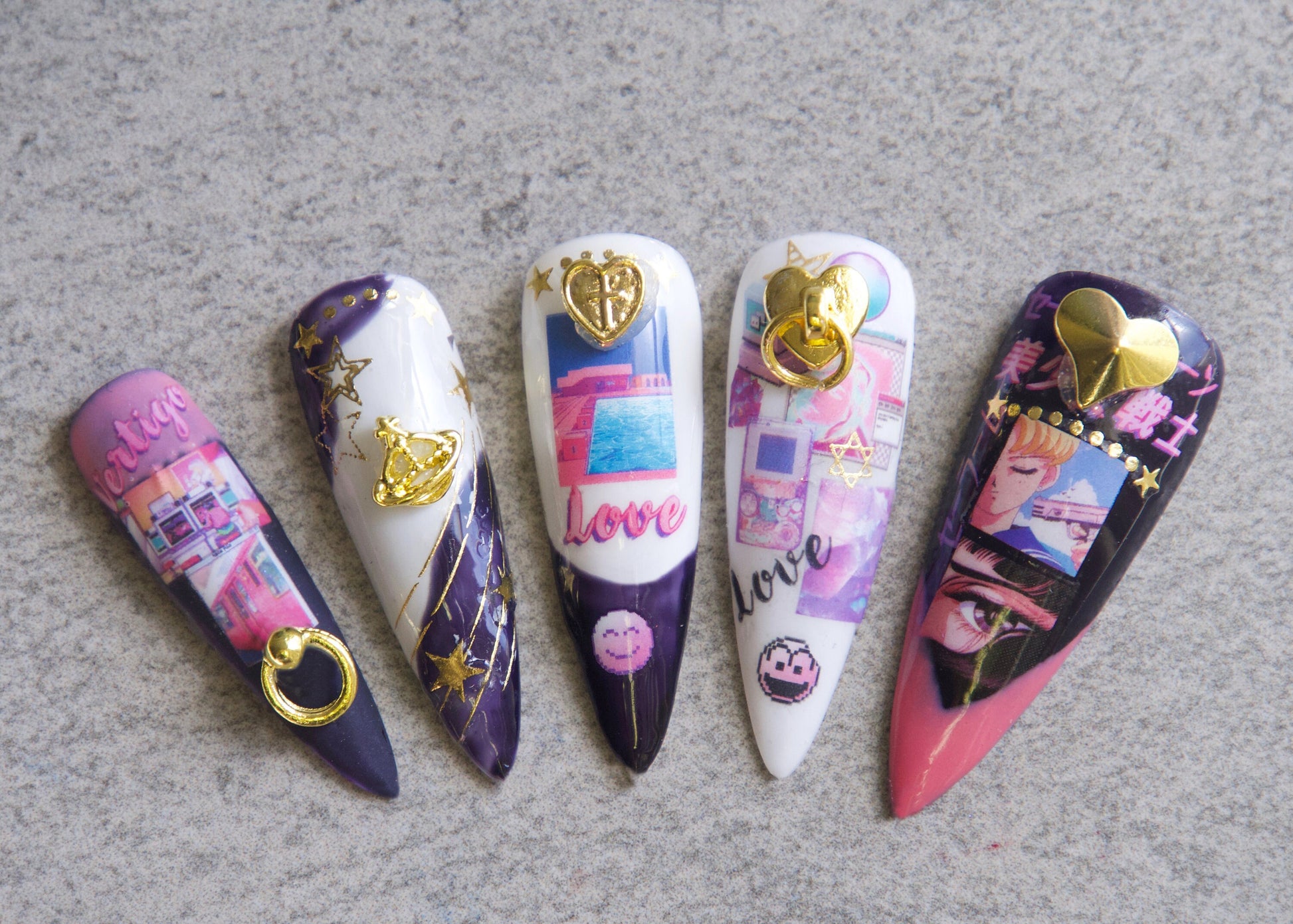 80's Sailor Moon Nail Sticker