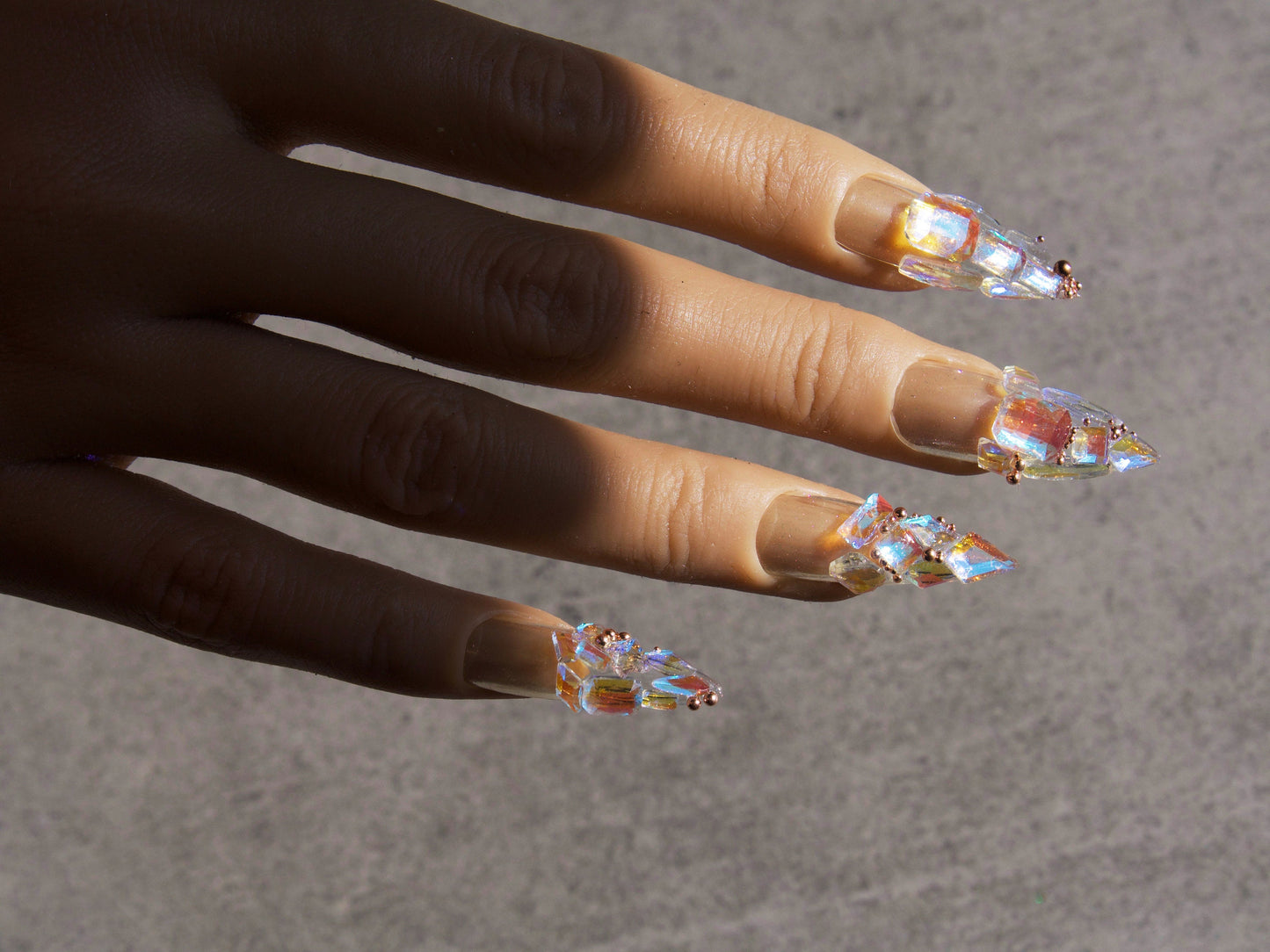 70 pcs Mixed Polar Light Crystals/ Nail Jewelry Diamond set