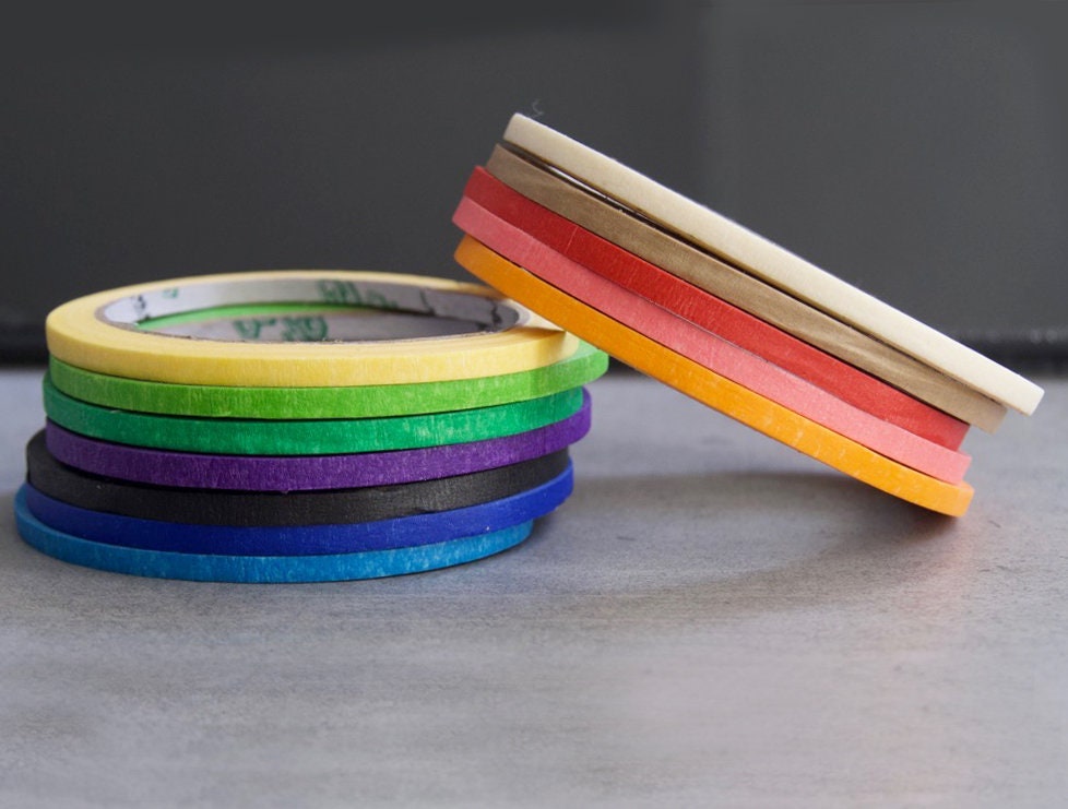 4mm French Nail tape/ Nail Art painting stripes assist supply/ DIY nail Tips Guides tapes/ Adhesive tape for nail masking textured tape