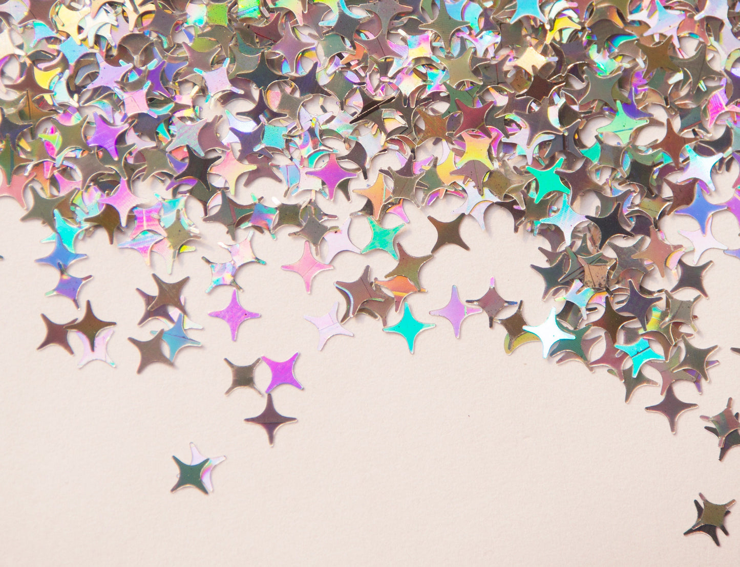 Halo silver Nail Flakes 3D DIY laser Sequins/Mermaid silver star heart starry shaped glitter flakes for nail gel UV resin nail polish