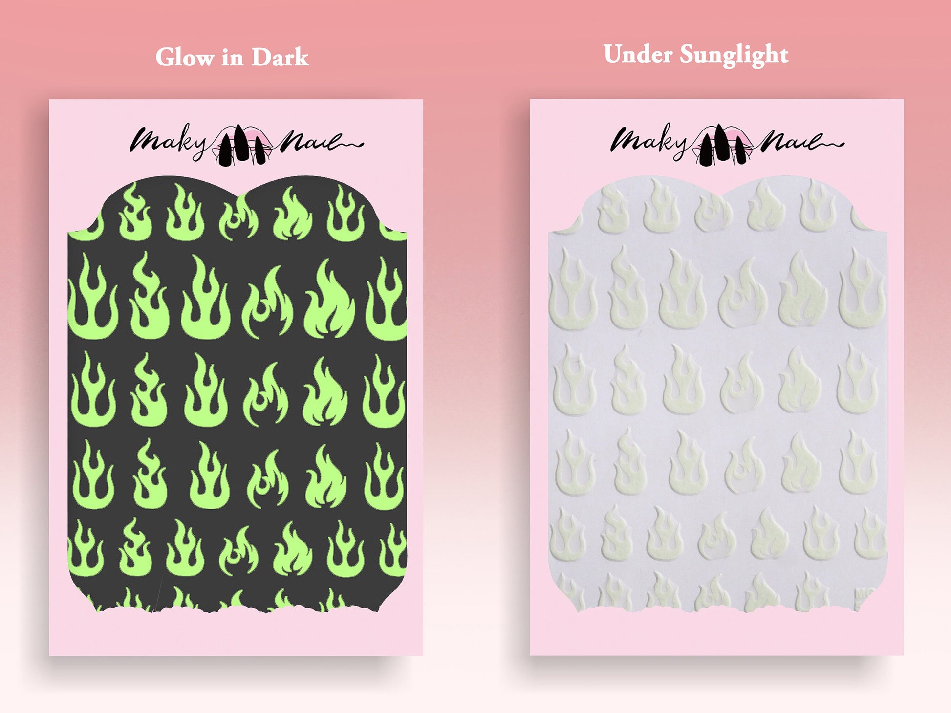 Starry Sky Luminous nail sticker/ Halloween Glow in the dark Night Life 3D Nail Art Self Adhesive Decals/ Peel off star Nails
