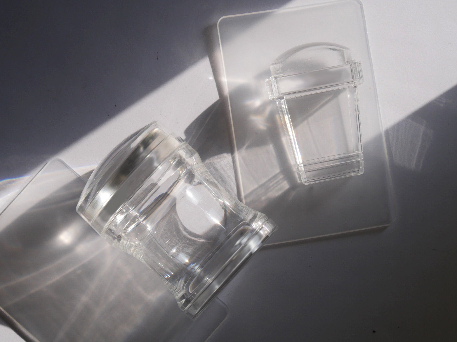 French Nail Hack/Clear Nail stamping tool
