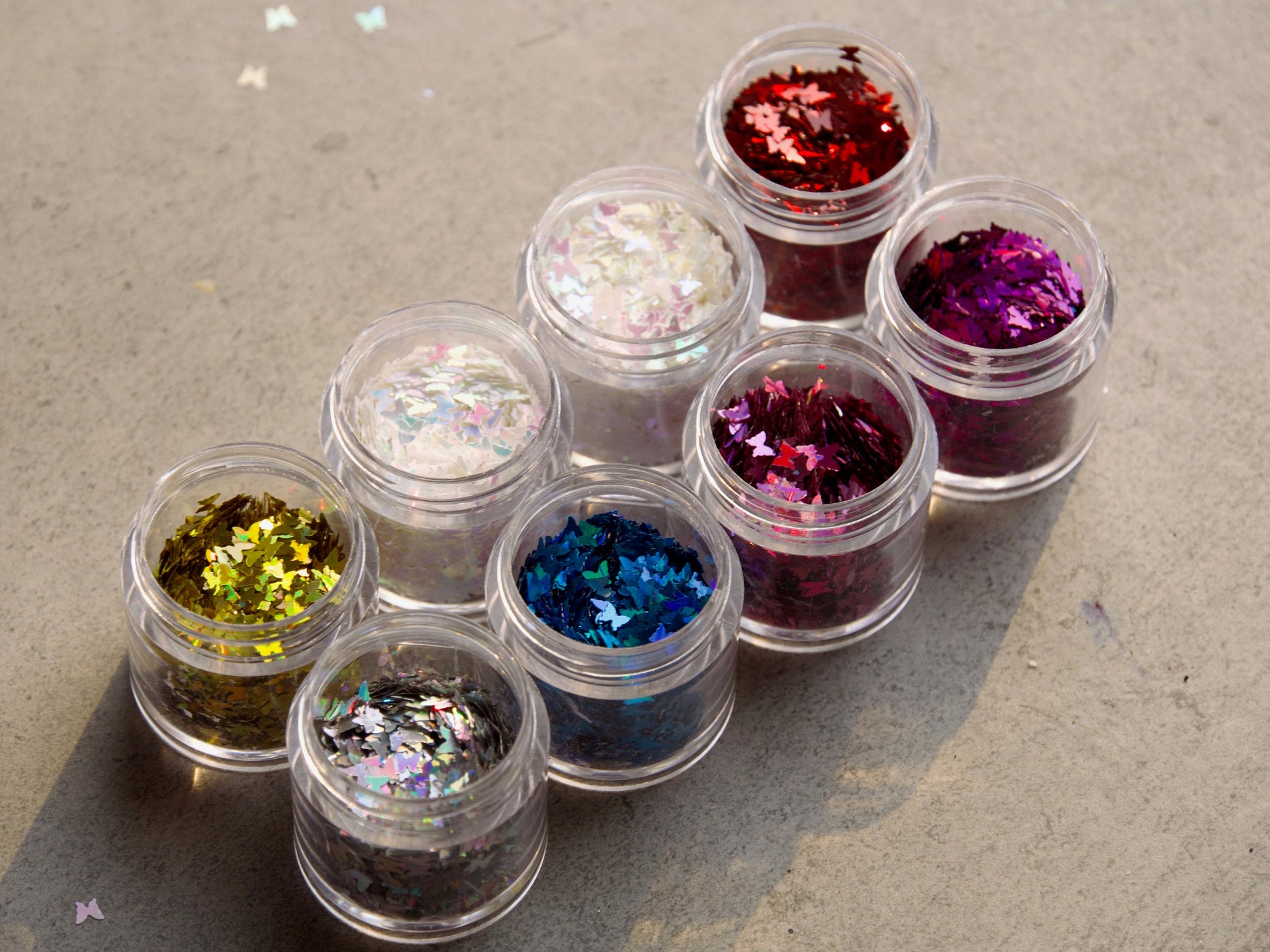 Molisaka 12 Jar Chunky Glitter for Nails