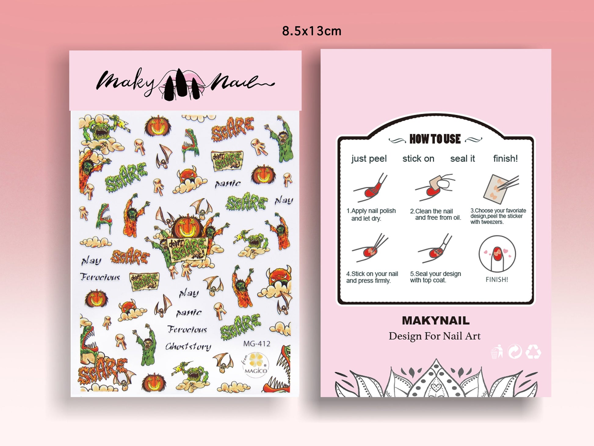 Halloween Nail Sticker
