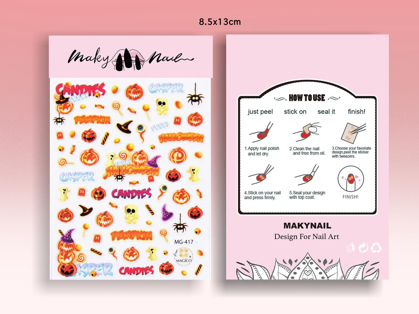 Halloween Nail Sticker