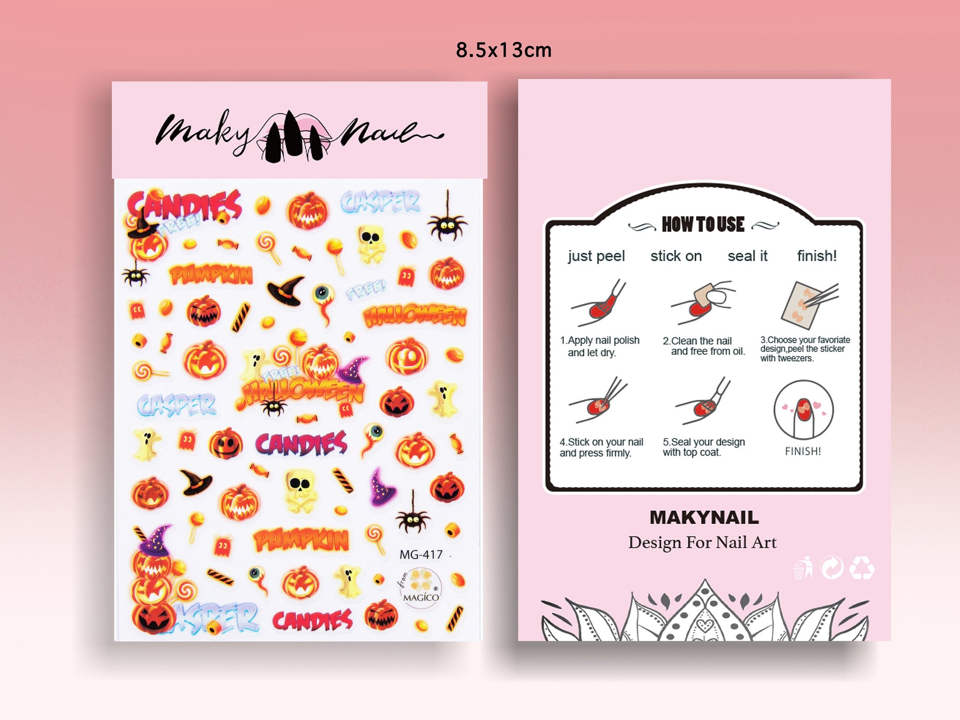 Halloween Nail Sticker