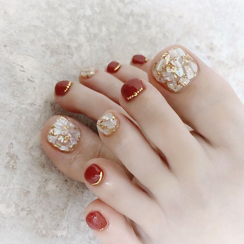 Sea shell flakes nail decoration/Super thin Pinctada albina Nail flakes DIY nail deco