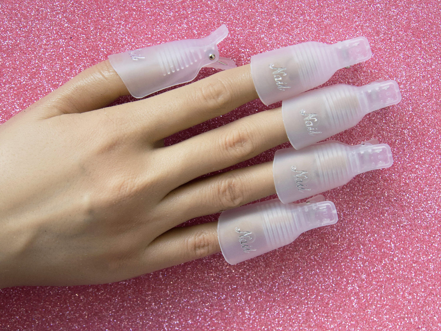 10pcs reusable Soak Off Caps Clips Nail Finger Soakers UV Nail Gel Remover Acrylic Nail Remove/ nail polish remove wrap clips