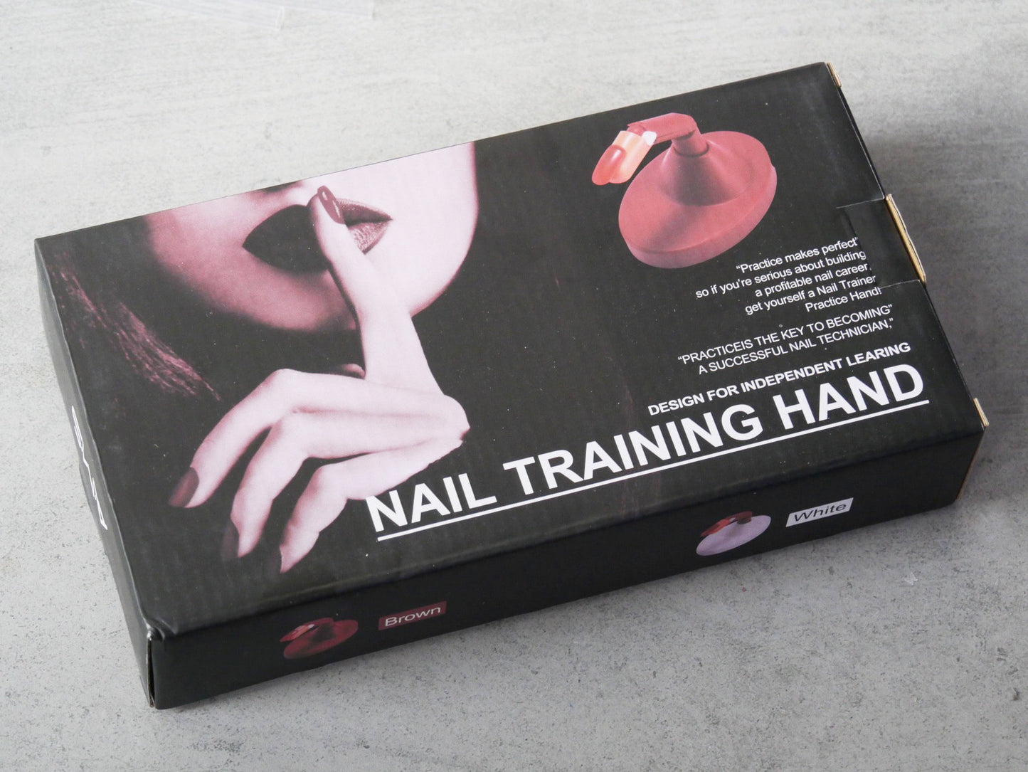 Nail Art Practice Finger/ False Nail Display Stand Holder/ Fake finger Nail Art Practicing Holder/ Press on nail Manicure Tranning Tools