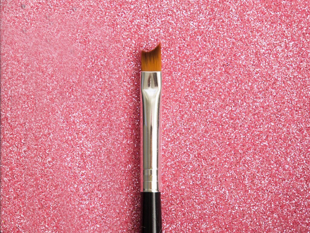 Oblique Head French Tip Nail Brush Black Handle UV Gel Petal Painting Polish Brush Drawing Pen Nails Art Tools