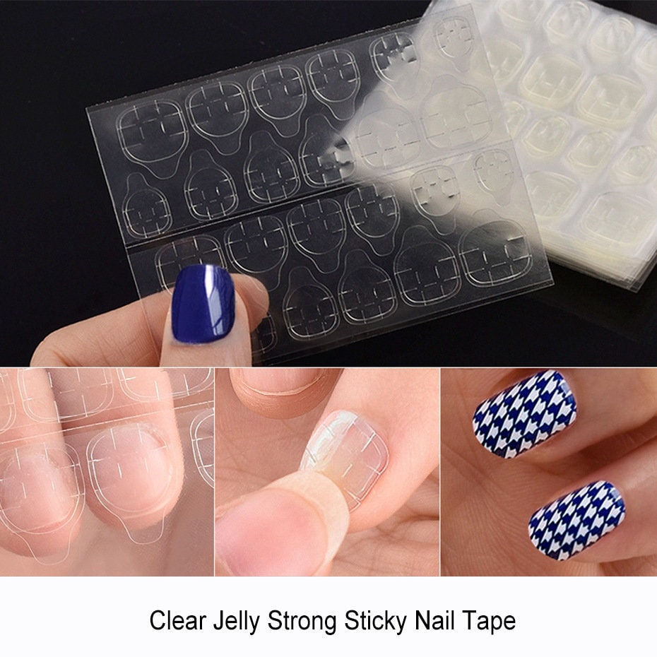 24pcs Christmas Press On Nails/ Printed Full Cover Coffin False Fake Nail Tips Manicure nail well tips/ Holiday Santa Tree Elk Pattern