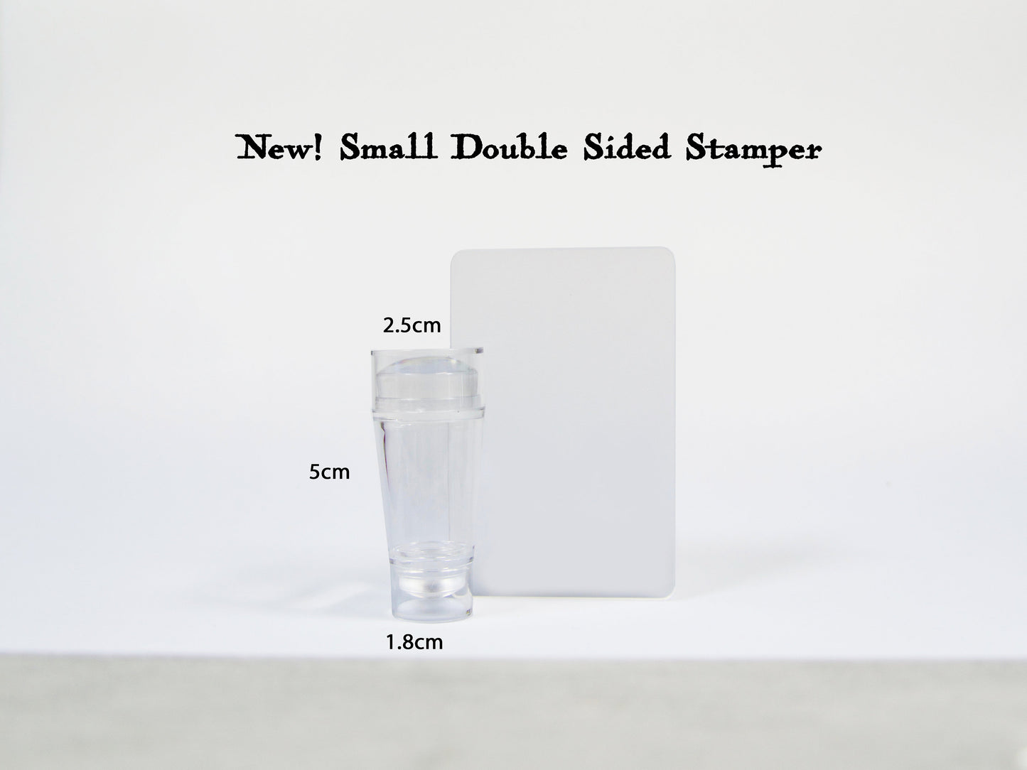 Clear Nail stamping tool/ Silicon Clear Jelly Stamper Transparent Nail Stamping Stamp Scraper Polish Print Transfer DIY supply