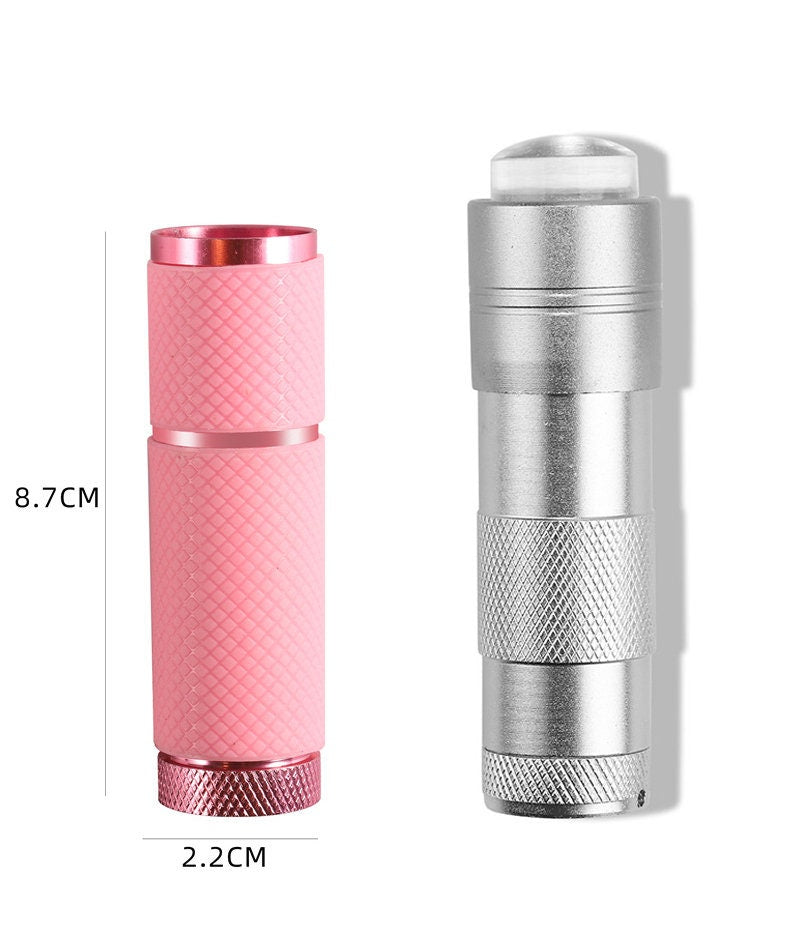 Portable UV flashlight/ Nail art dryer UV gel Lamp Presser