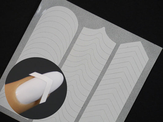 2 sheets French nail art sticker/ Nail Design DIY French Manicure Tool Art Decorations Tips Nail Stickers/ Nail supply