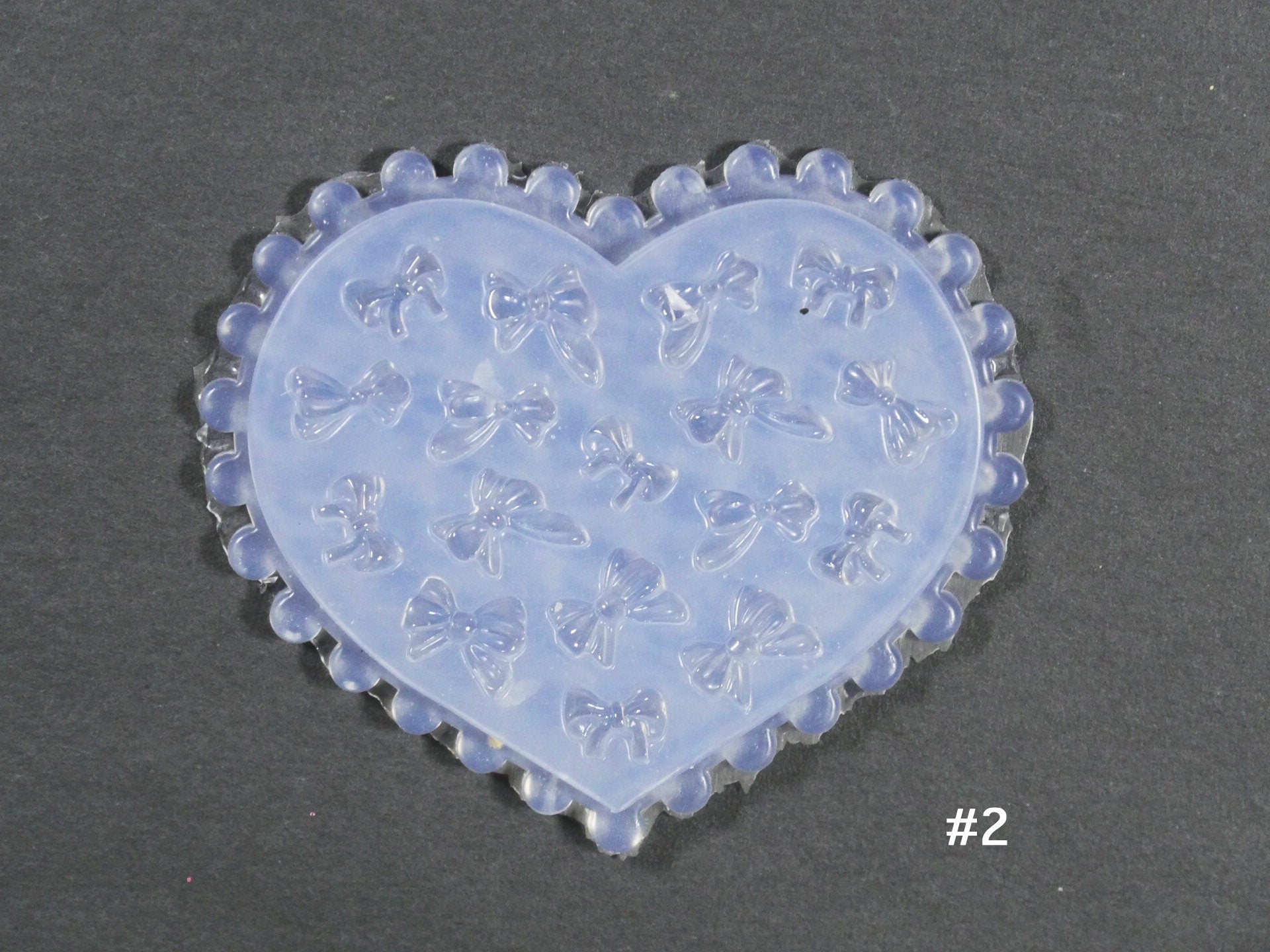 Bow tie/ Gemstone 3D Silicon Mould for Nail Art DIY Decal Design