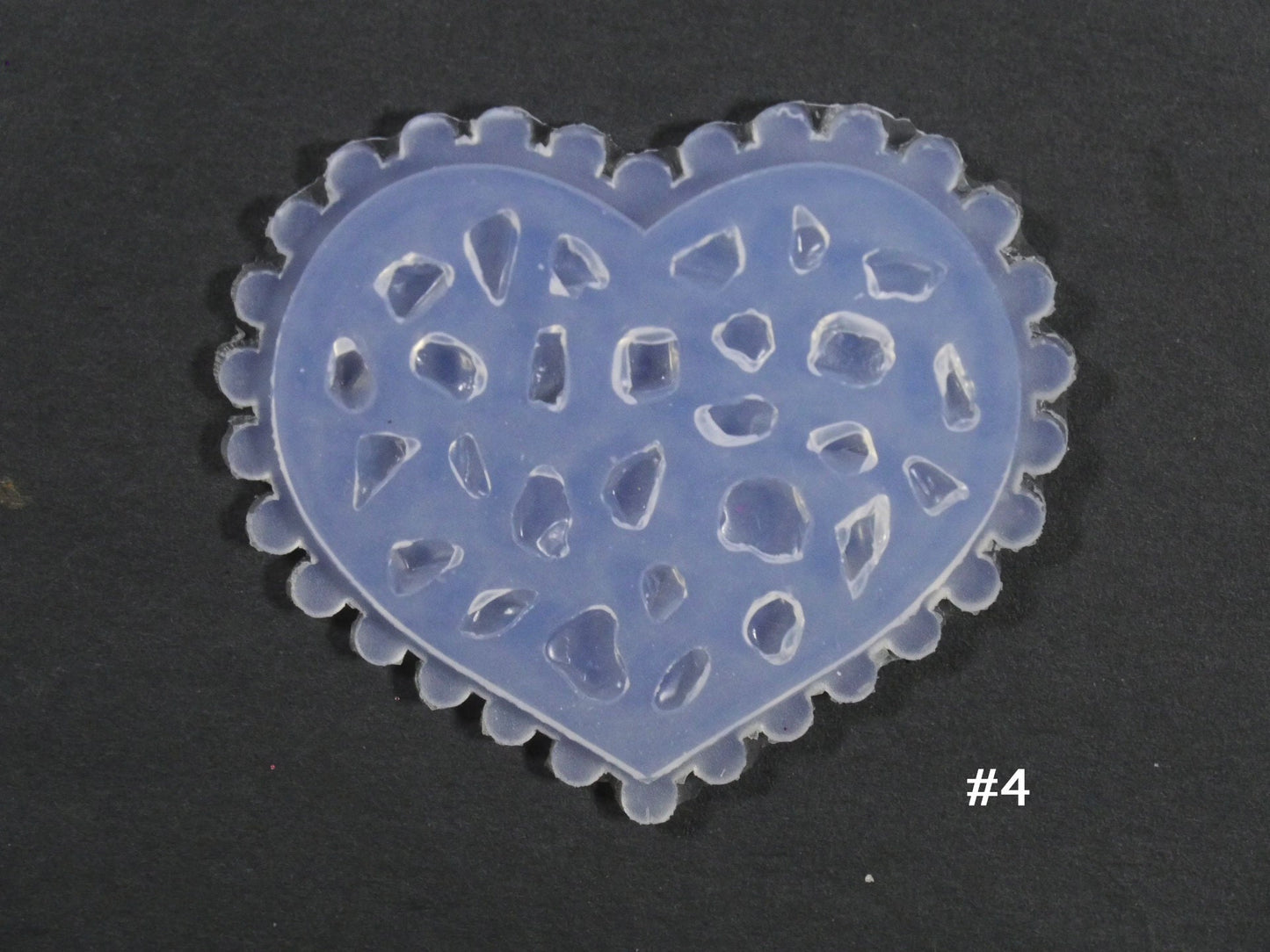 Bow tie/ Gemstone 3D Silicon Mould for Nail Art DIY Decal Design