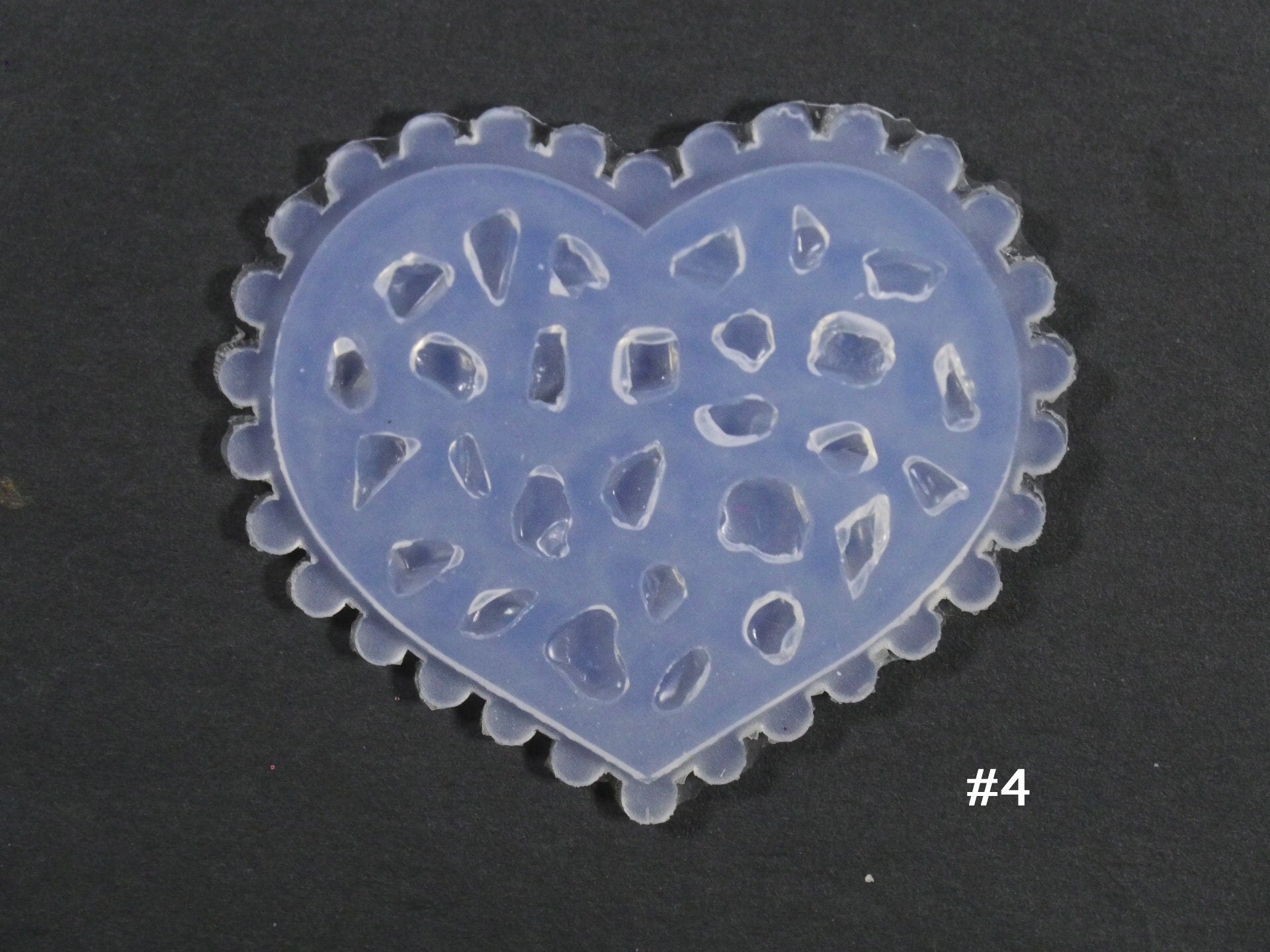 Bow tie/ Gemstone 3D Silicon Mould for Nail Art DIY Decal Design