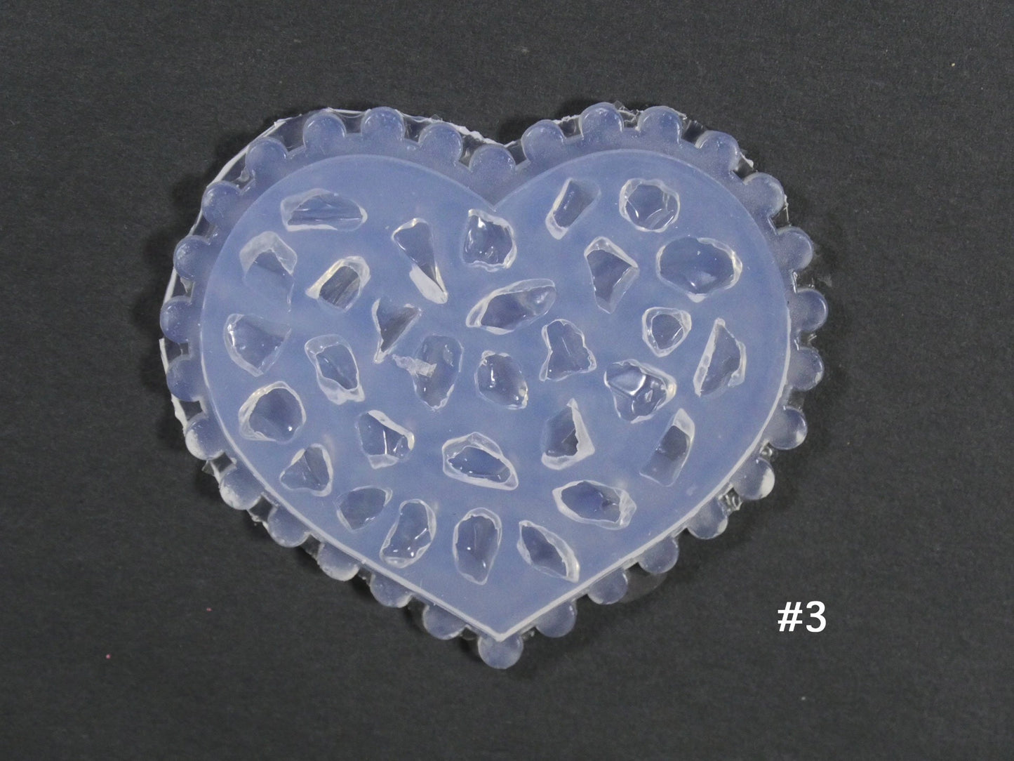 Bow tie/ Gemstone 3D Silicon Mould for Nail Art DIY Decal Design