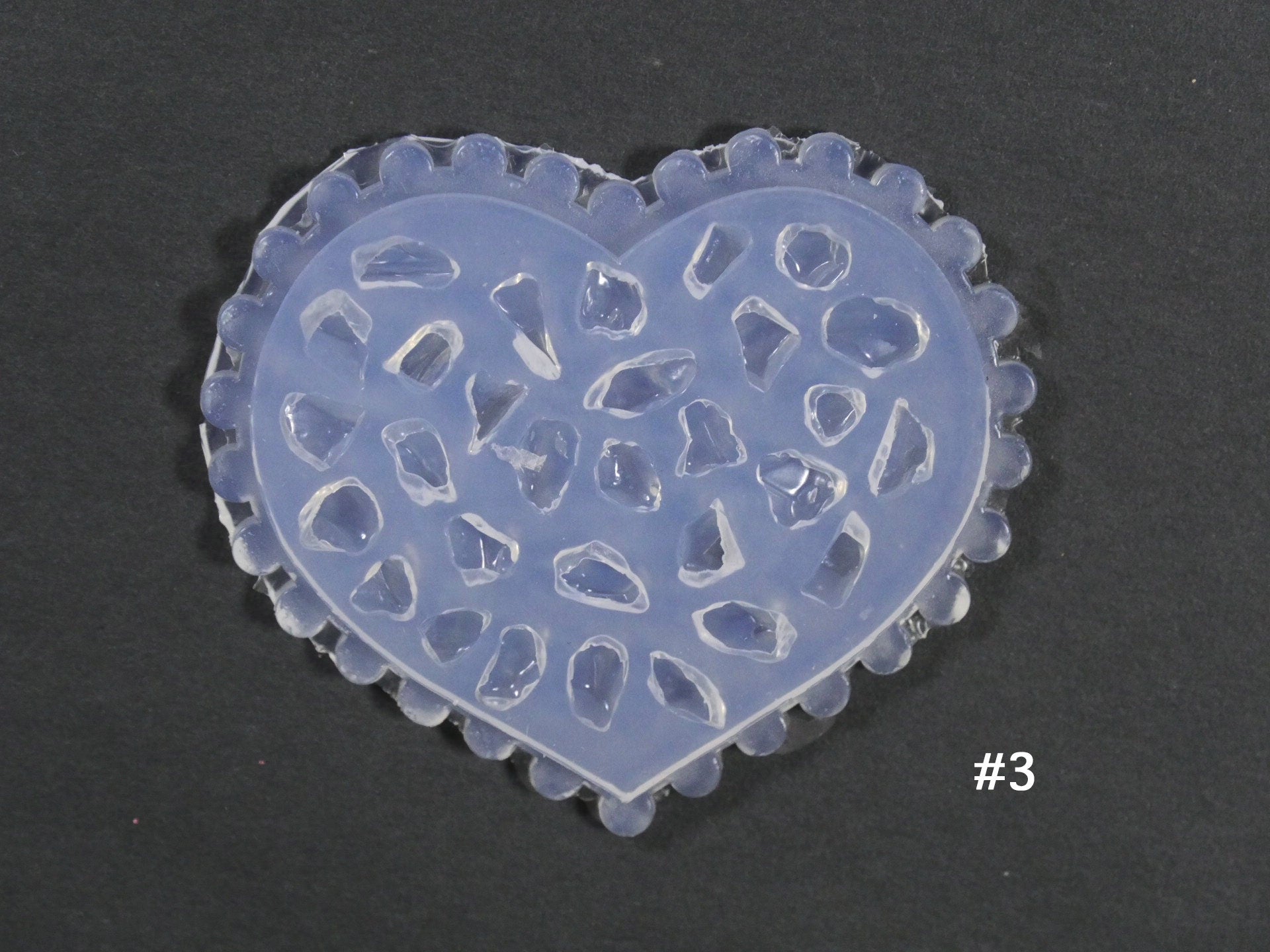 Bow tie/ Gemstone 3D Silicon Mould for Nail Art DIY Decal Design