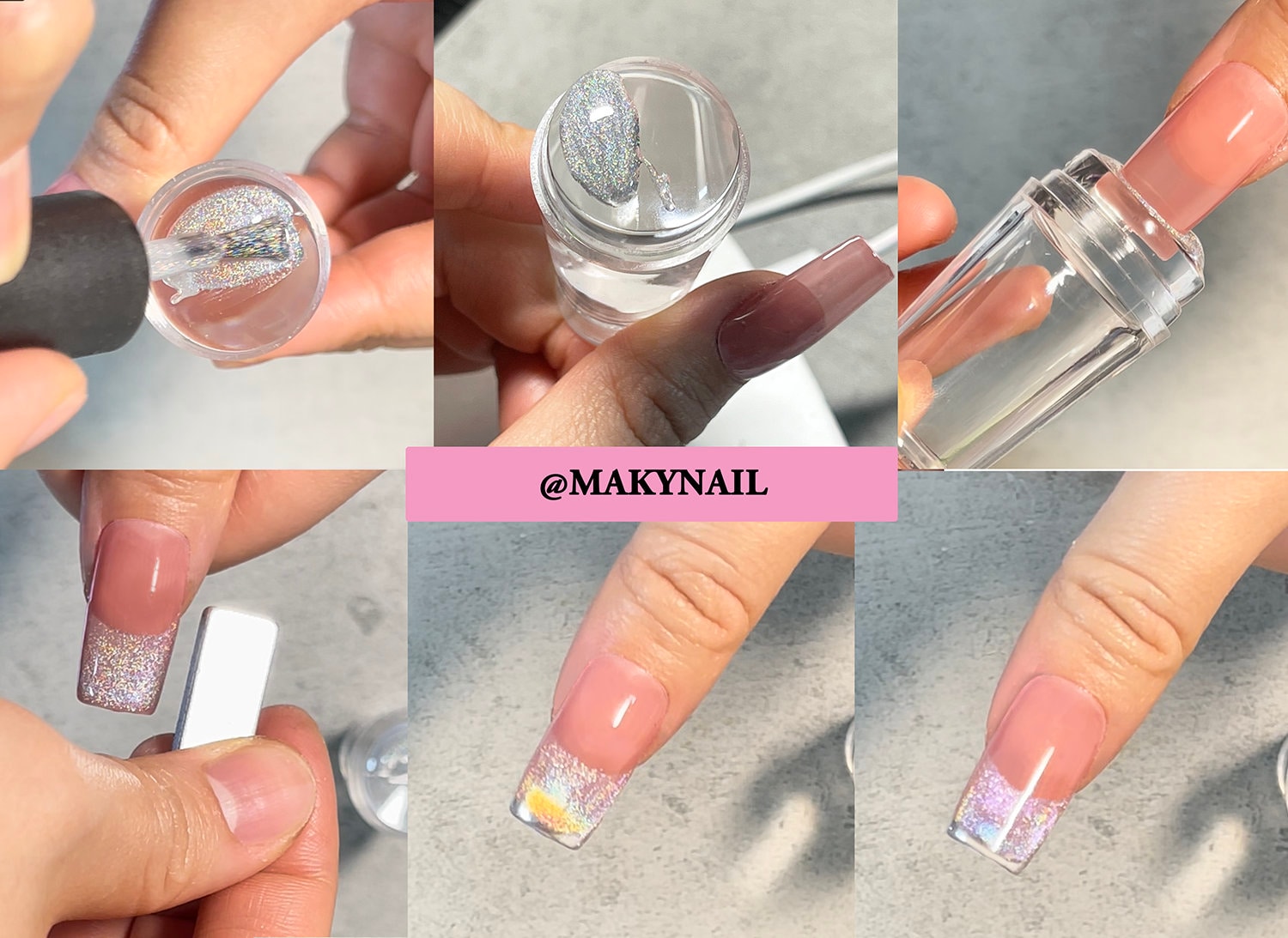 Clear Nail stamping tool/ Silicon Clear Jelly Stamper Transparent Nail Stamping Stamp Scraper Polish Print Transfer DIY supply