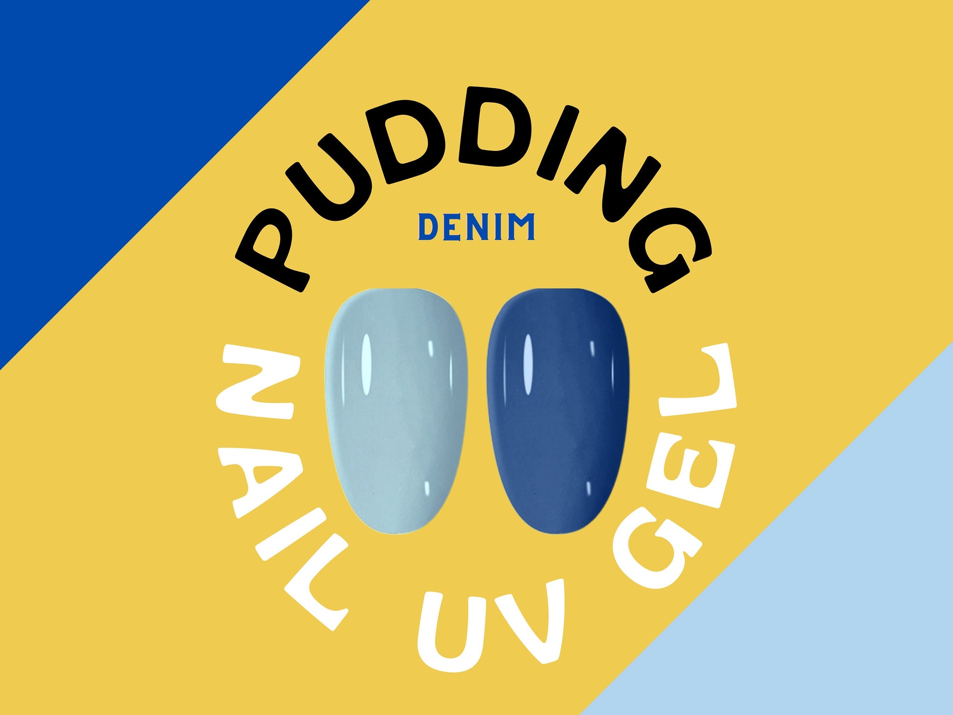 5g Solid Jelly UV Gel Nail Art /Blue Navy Nails Pudding UV Gels Creamy Gel Manicure Pedicure Nails Polish Denim blue