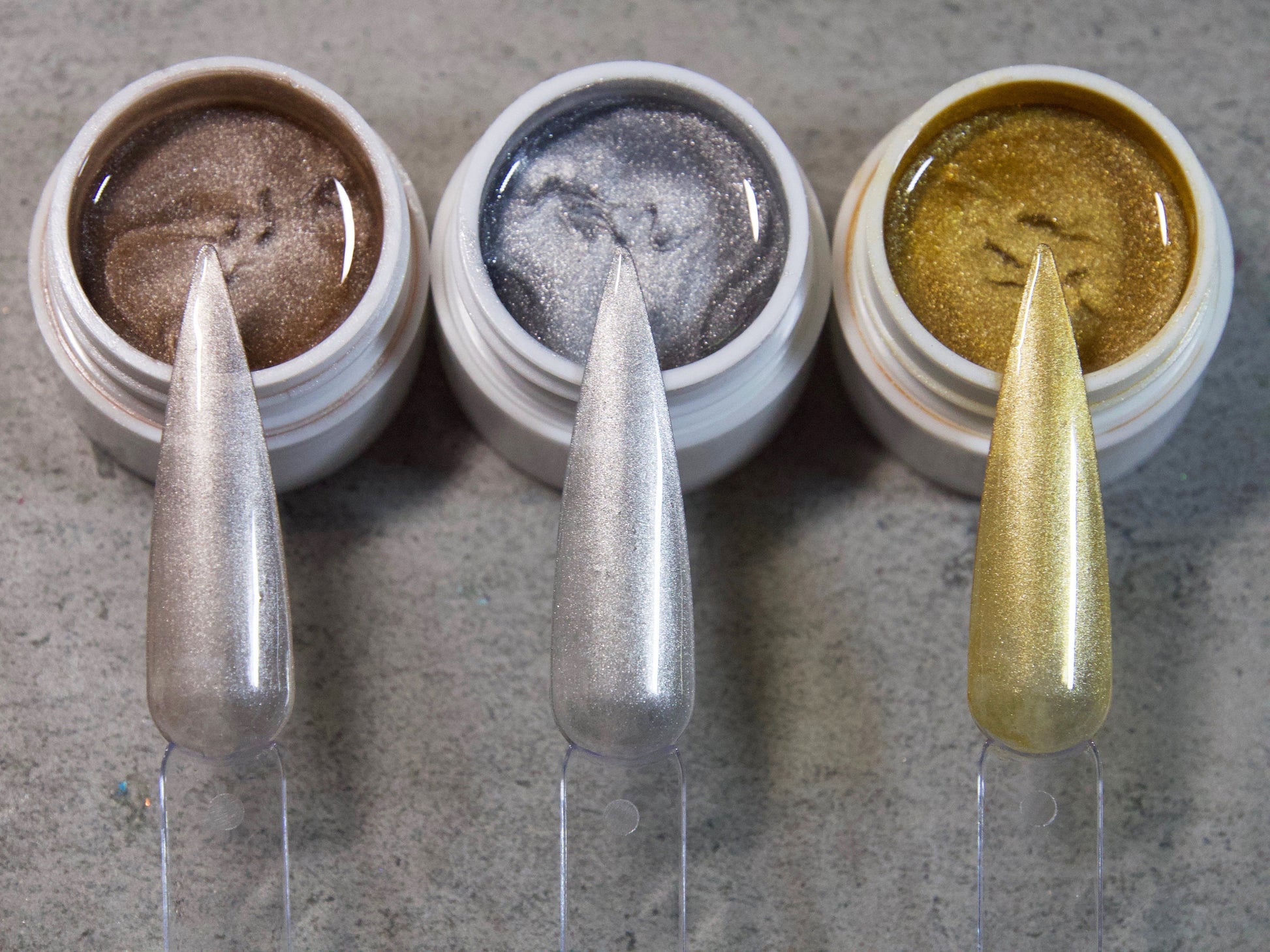 5ml Metallic Painting nail gel/ Gold French Tip Lining nail art/ Silver Rose Gold Glittery UV gel Soak off Nail art Manicure Pedicure Supply