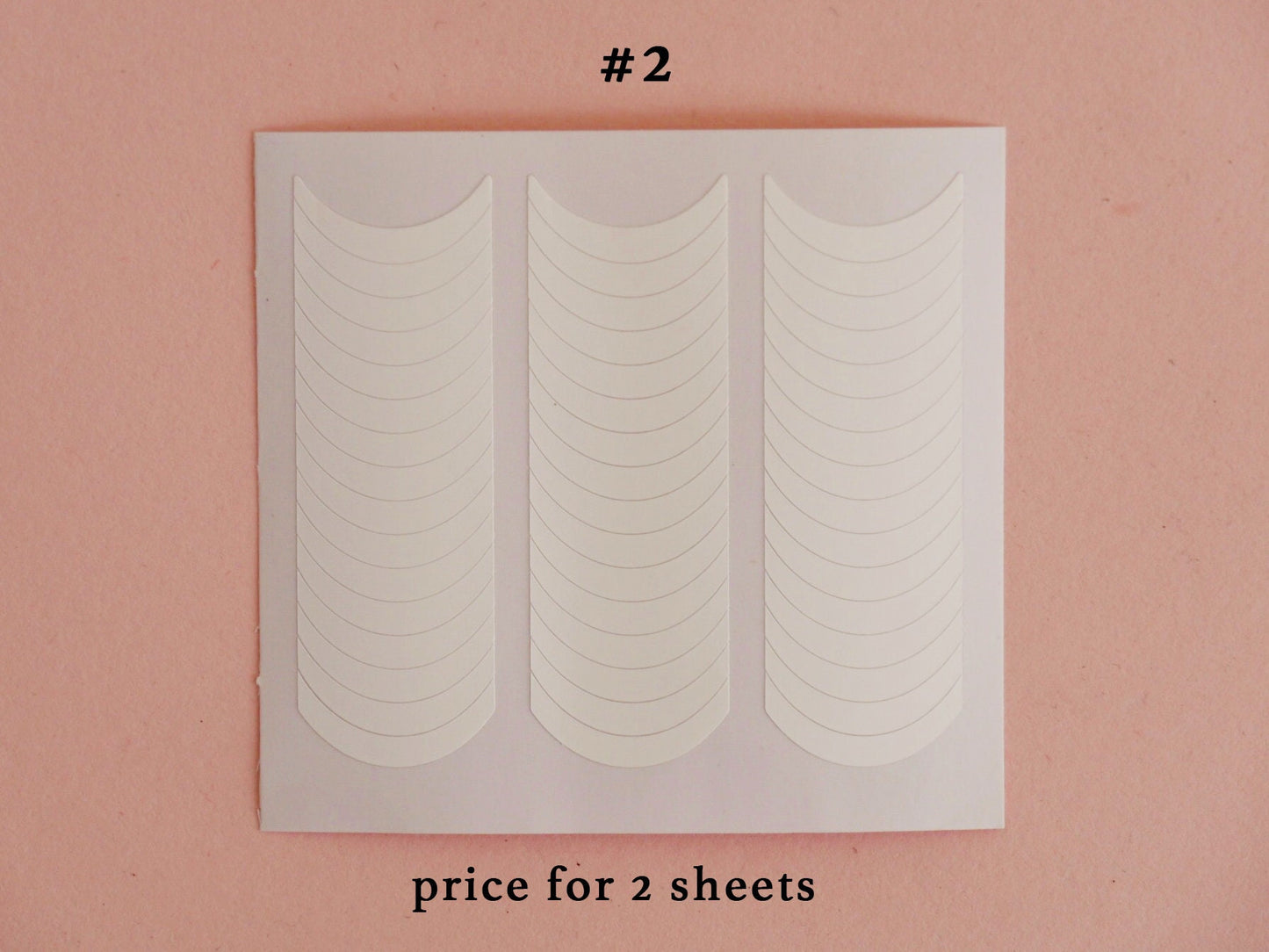 2 sheets French nail art sticker/ Nail Design DIY French Manicure Tool Art Decorations Tips Nail Stickers/ Nail supply