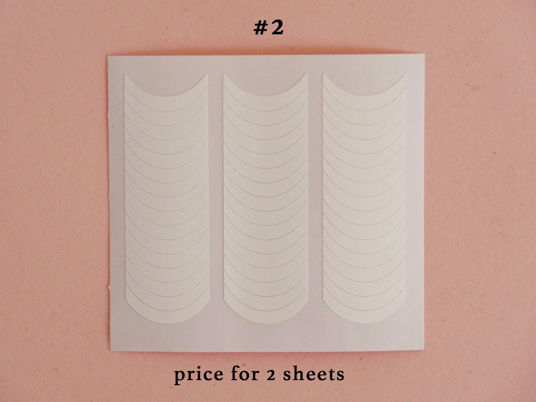 2 sheets French nail art sticker/ Nail Design DIY French Manicure Tool Art Decorations Tips Nail Stickers/ Nail supply