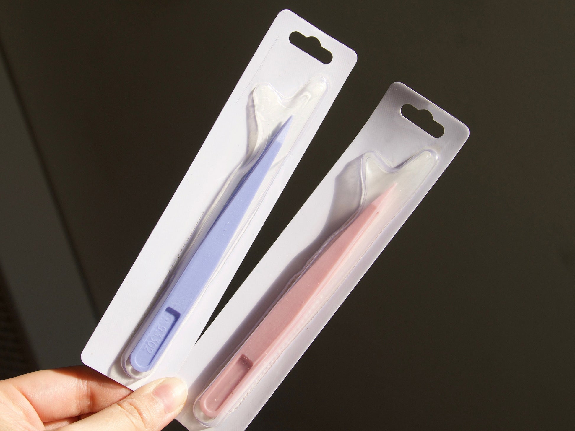 Tweezer for Craft, Jewelry, Nail art tool supply DIY tool/ Macaron Purple Pink Nylon Plastic tweezer Handmade supplier