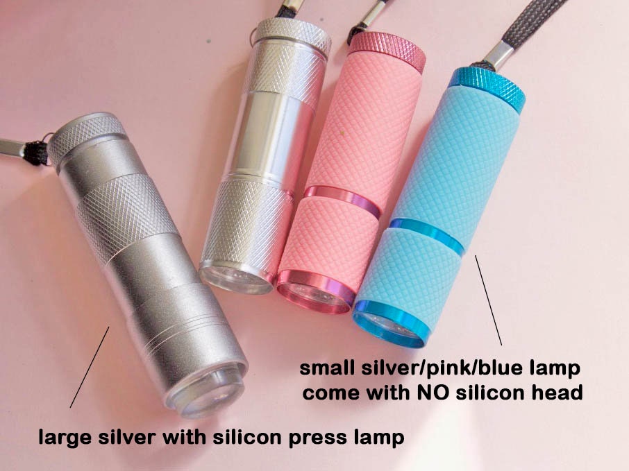 Portable UV flashlight/ Nail art dryer UV gel Lamp Presser