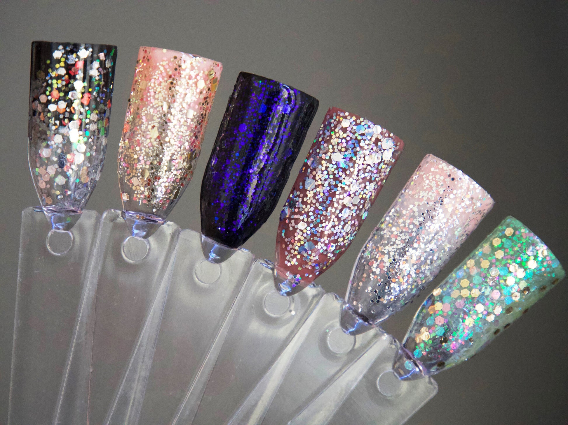 Mixed Glitters/ Hexagon Round Mix Size Nail Flakes 3D DIY Laser Sequins/ Gold Silver Aurora Starry Sky Shine Halo Makeup Nail supply