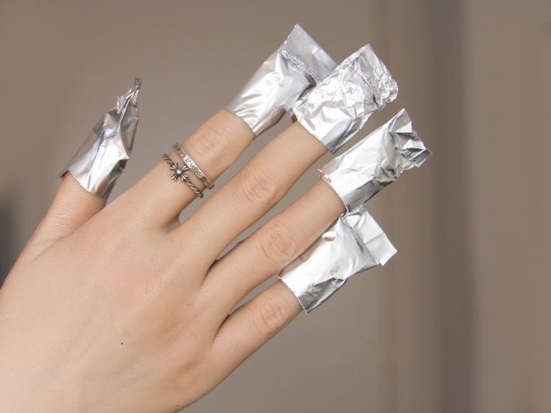4 Meter Aluminium Foil Nail Wraps For Nail Art Soak Off Acrylic Gel Polish Remover Nails Supply Foil Nails Wrap