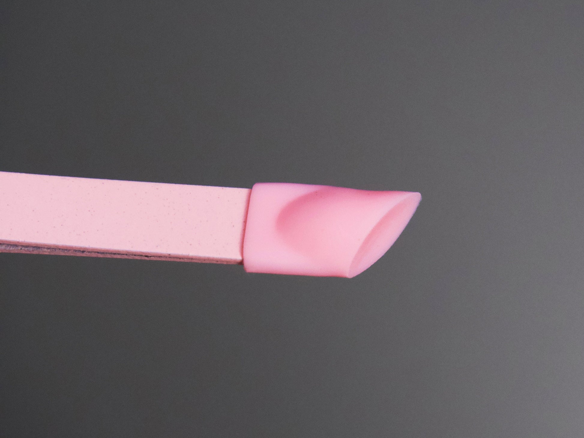 Double Sided Pink Tweezer with Silicon Head Press on Stickers, Glitters, Studs, Rhinestones/ Embossed Stick Pressing Straight Head Tweezers