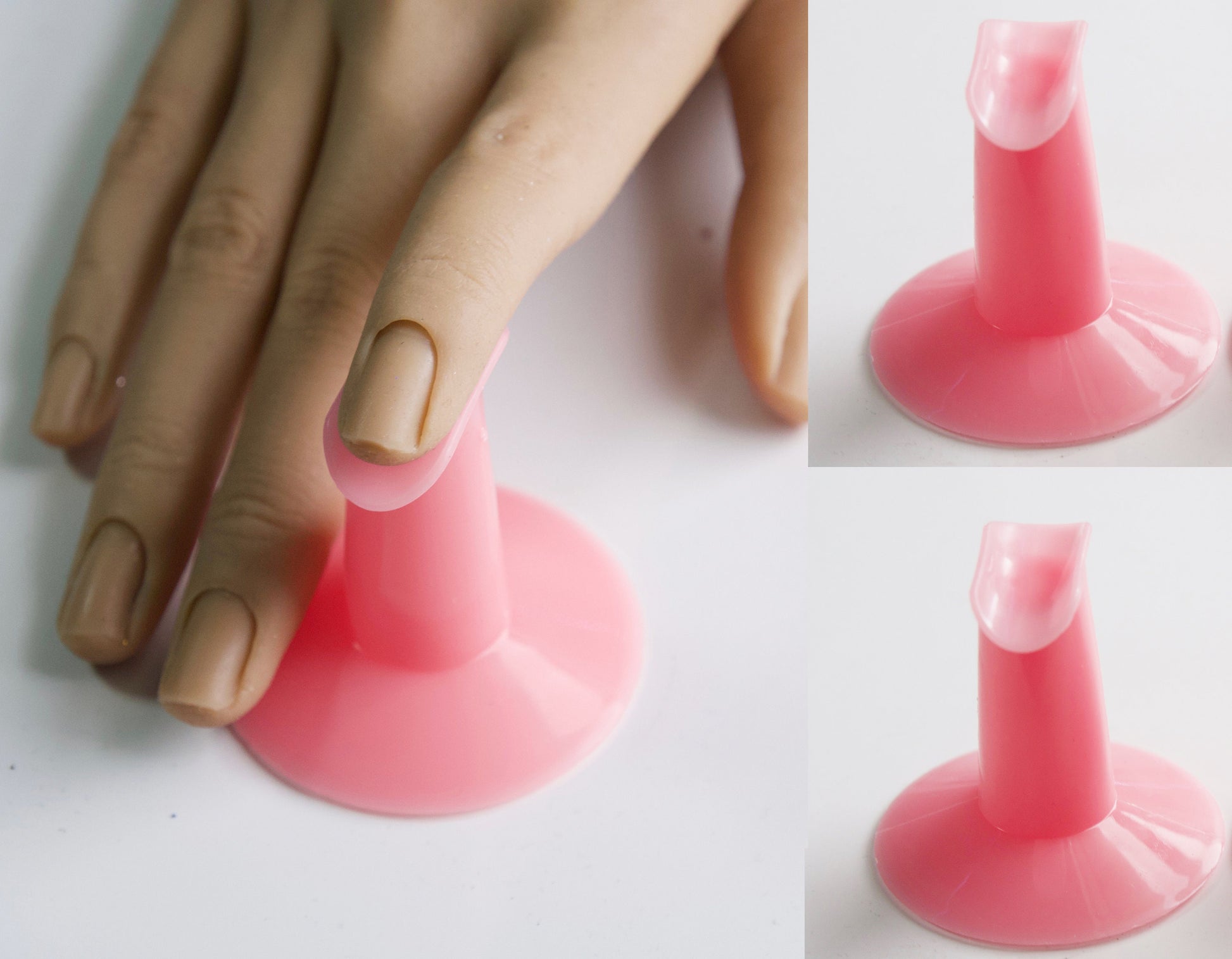 2pcs Plastic Finger Stand Support Stabilized Holder/ Fingers Rest Holder for Nail Art Design Nail Technician Painting tool Nail polish