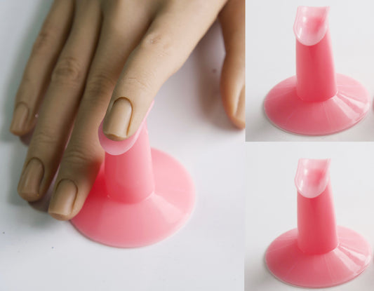 2pcs Plastic Finger Stand Support Stabilized Holder/ Fingers Rest Holder for Nail Art Design Nail Technician Painting tool Nail polish