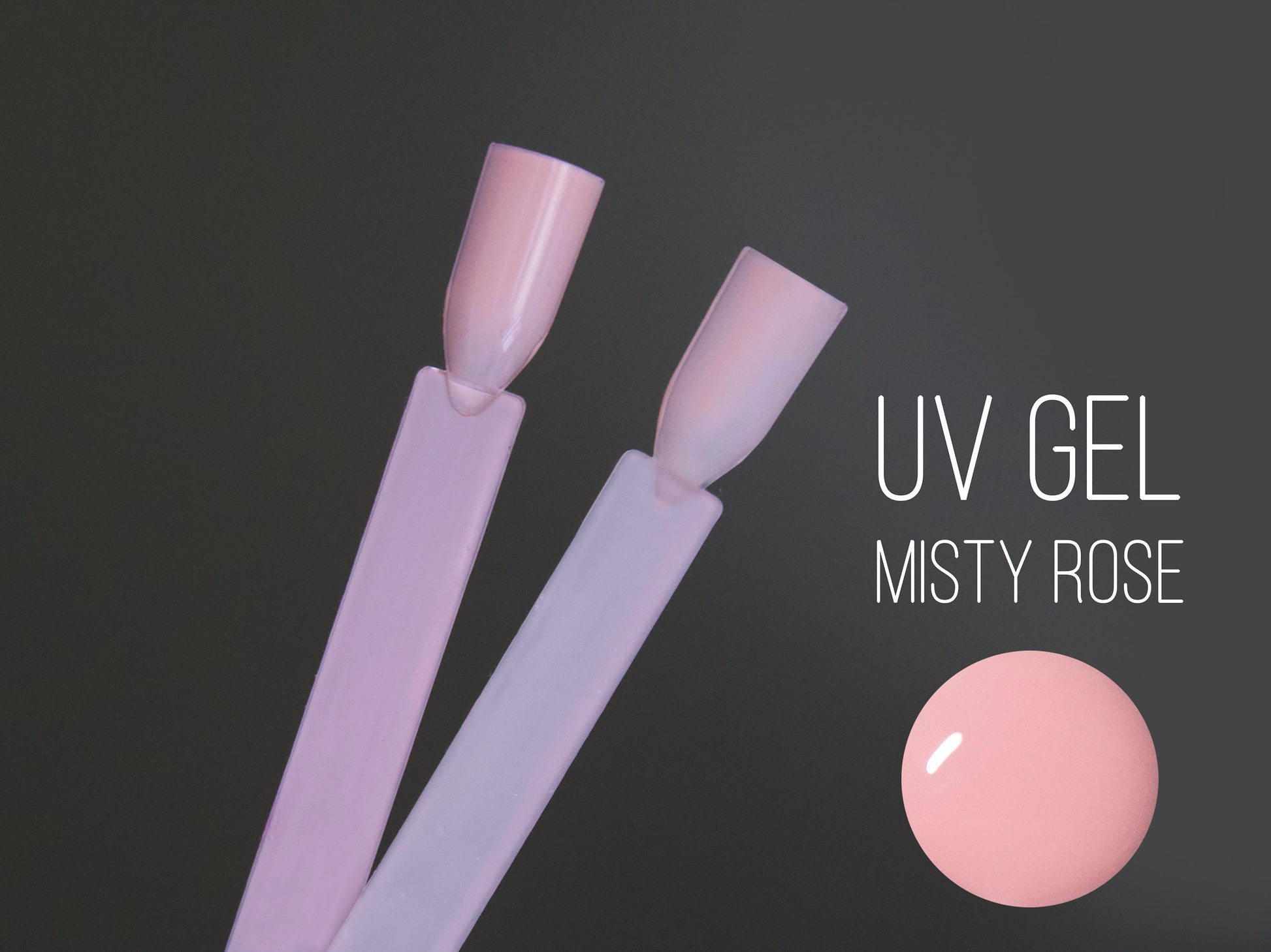 15ml Misty Rose Gel polish/ Flamingo Pink Solid color Nails/ Pastel Salmon Light nude Pink Soak off UV/Led Gel polish Manicure -Makybling