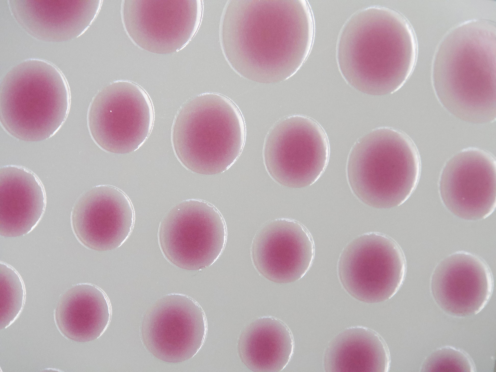 Radial-gradient Nail Art Stickers Self Adhesive Decals/ Pink Purple Spherical Circular Gradient Nail Art Supply Easy to peel off