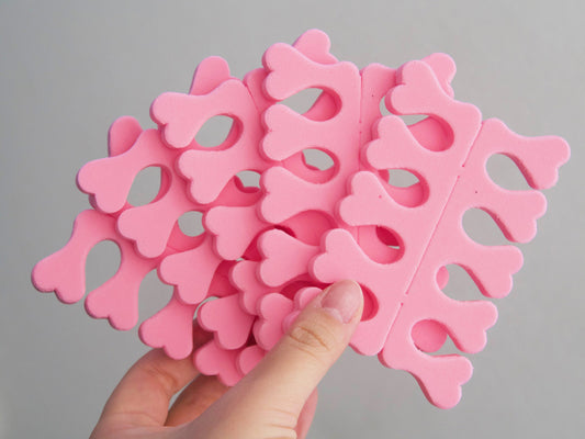 20pcs Pedicure Toe Separators Finger Toes Foam Nail Art tools Pedicure painting Beauty Supply Nail Polish Gel