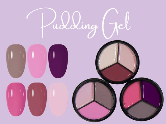 15ml Solid Jelly UV Gel Nail Art /Purple Berry Amethyst Violet Pink Solid Nails Pudding Gels Creamy Nails Polish Pedicure Manicure
