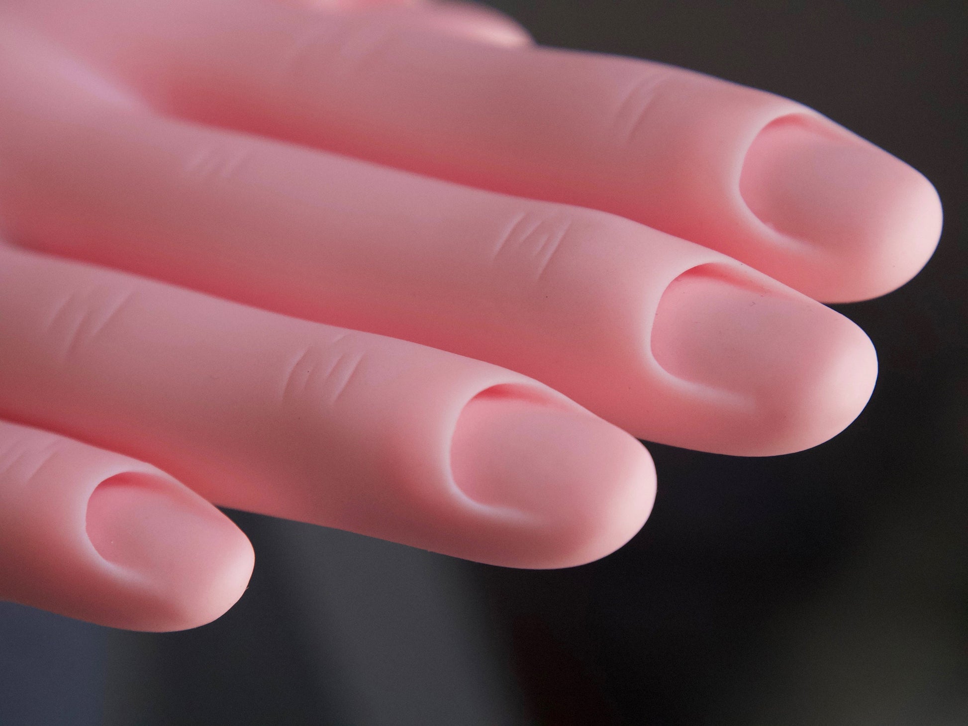 pvc soft rubber fake hand manicure