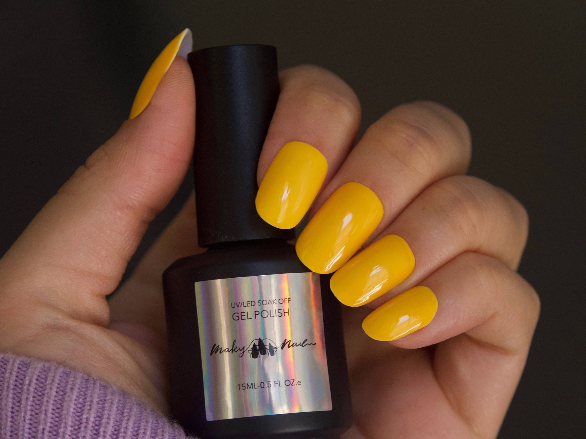15ml Neon Luminescent Yellow Orange UV Gel/ Neon Fluorescent Gel polish/ Bright Summer Nail Night Club Bar Pop Nail Art