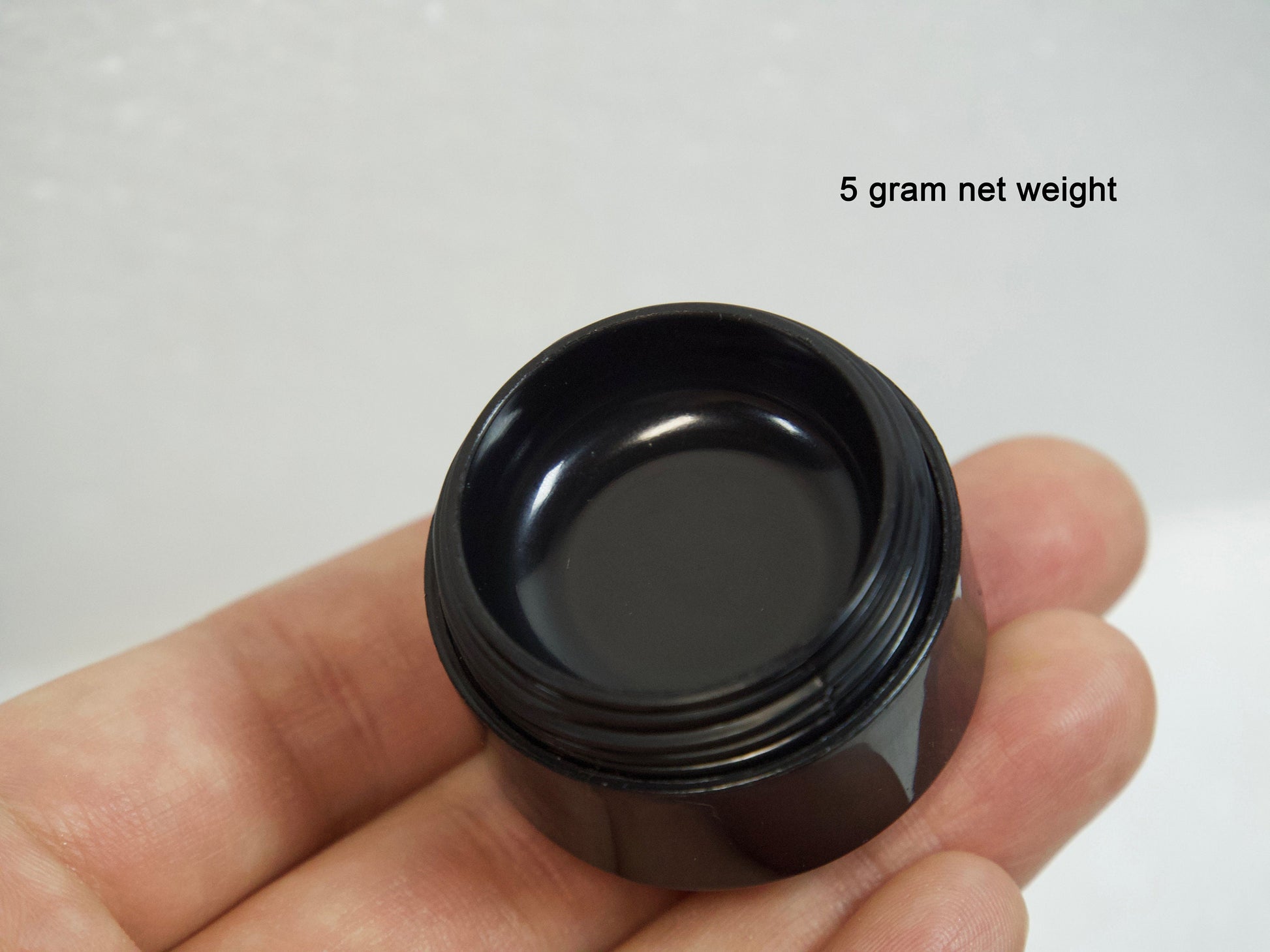 2pcs Empty Jars/ 5g 10g UV gel, mask, glitter, pigment, cream, lotion Container Travel Plastic Bottle Sub Jar/ Sample sale Supply