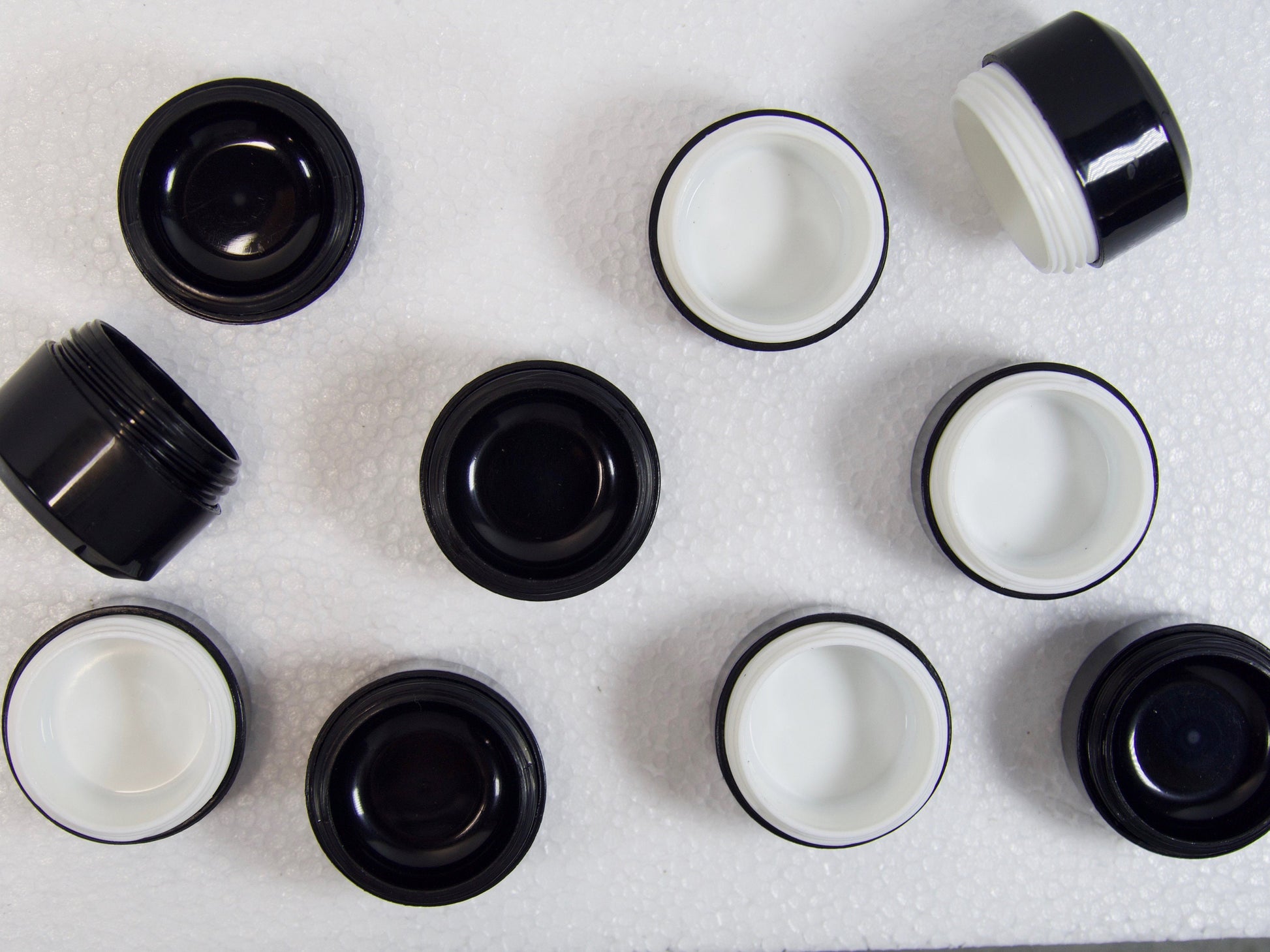 2pcs Empty Jars/ 5g 10g UV gel, mask, glitter, pigment, cream, lotion Container Travel Plastic Bottle Sub Jar/ Sample sale Supply