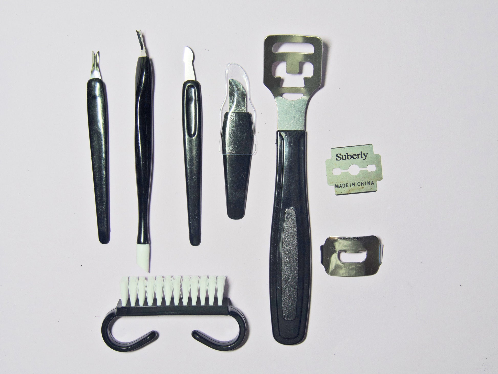 12pcs Pedicure Tools Set/ Foot Care Kit Feet Rasp Dead Skin Remover Kit/ Manicure File Buffer Kit Foot Callus Remove/ Nail supply Home care