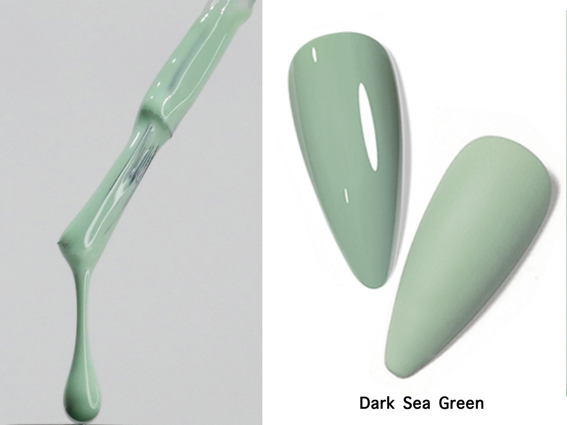 15ml Dark Sea Green Gel polish/ Creamy Mint Pistachio Solid color Nails/ Aquamarine Soak off UV/Led Gel polish Manicure Pedicure